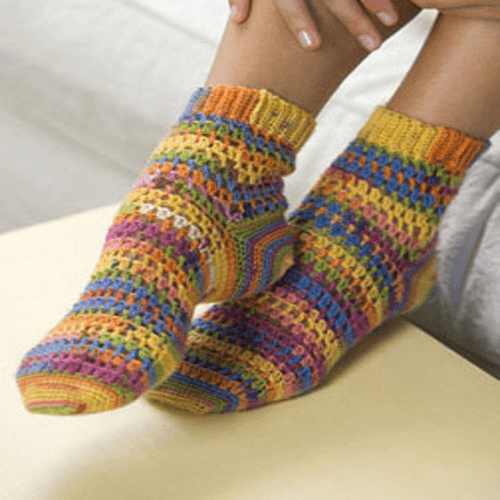 Crochet Socks Pattern by Alison Grenier