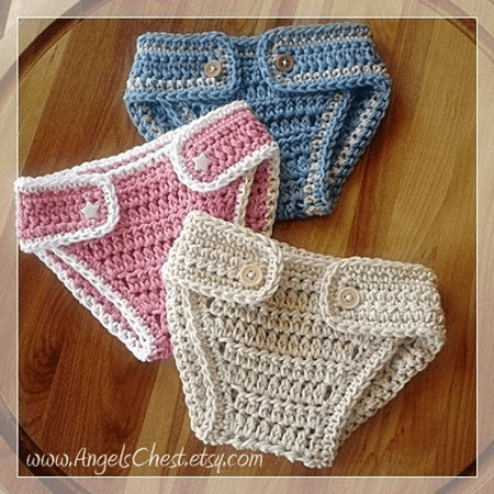 Crochet Diaper Cover Pattern by Angels Chest