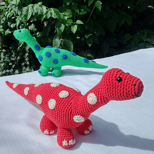 Dinosaur Diplodocus Crochet Pattern by Little Green Bear Gifts