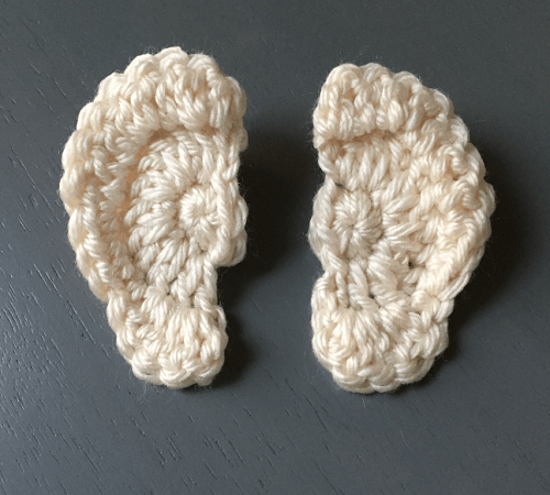 Human Ear Crochet Pattern by Suzanne Adams