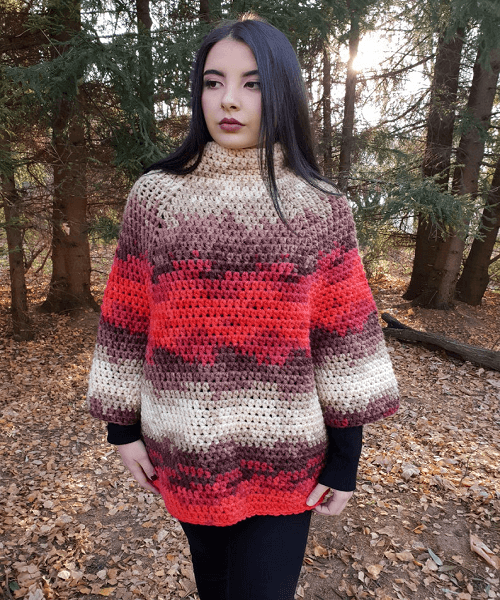 Kimora Poncho Crochet Pattern by Avarus Crochet Designs