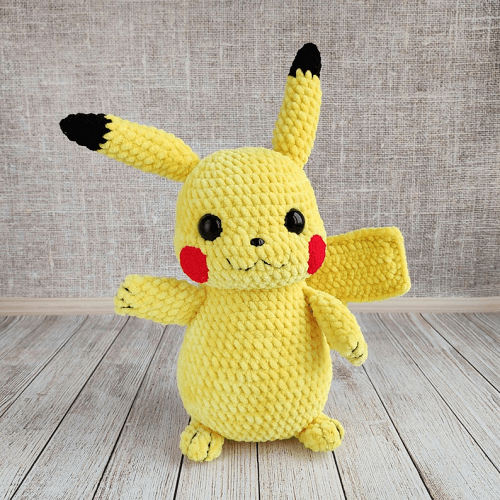 Pikachu Amigurumi Pattern by Goozell Toys