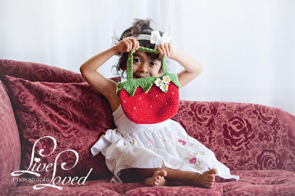 strawberry crochet bag pattern