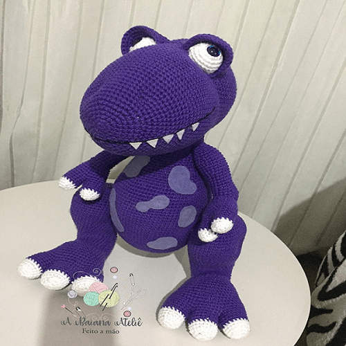 23+ t rex crochet dinosaur