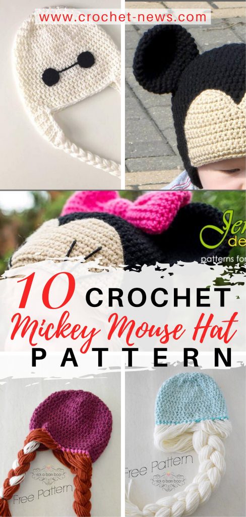 crochet mickey mouse booties