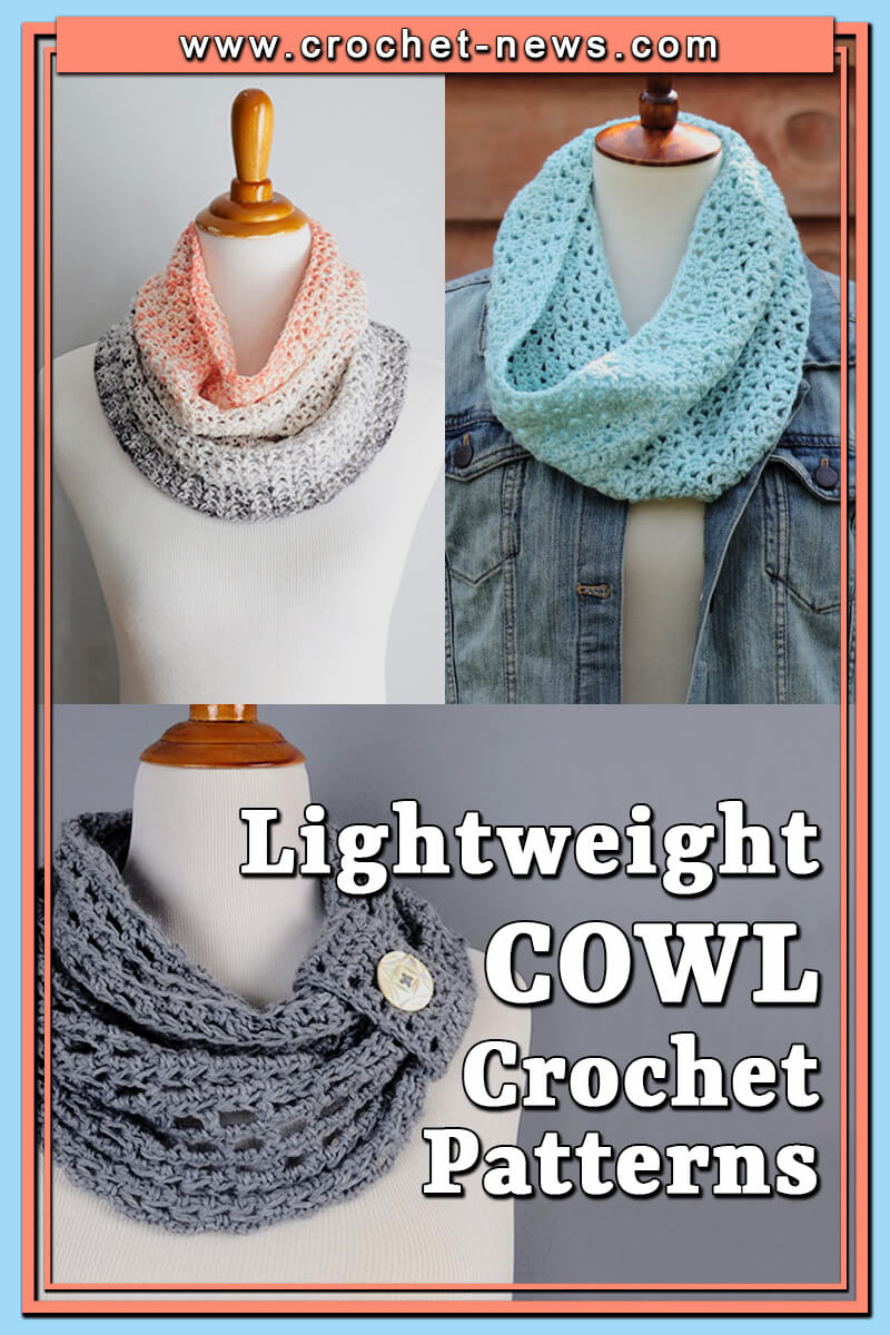 10 Lightweight Crochet Cowl Patterns Crochet News