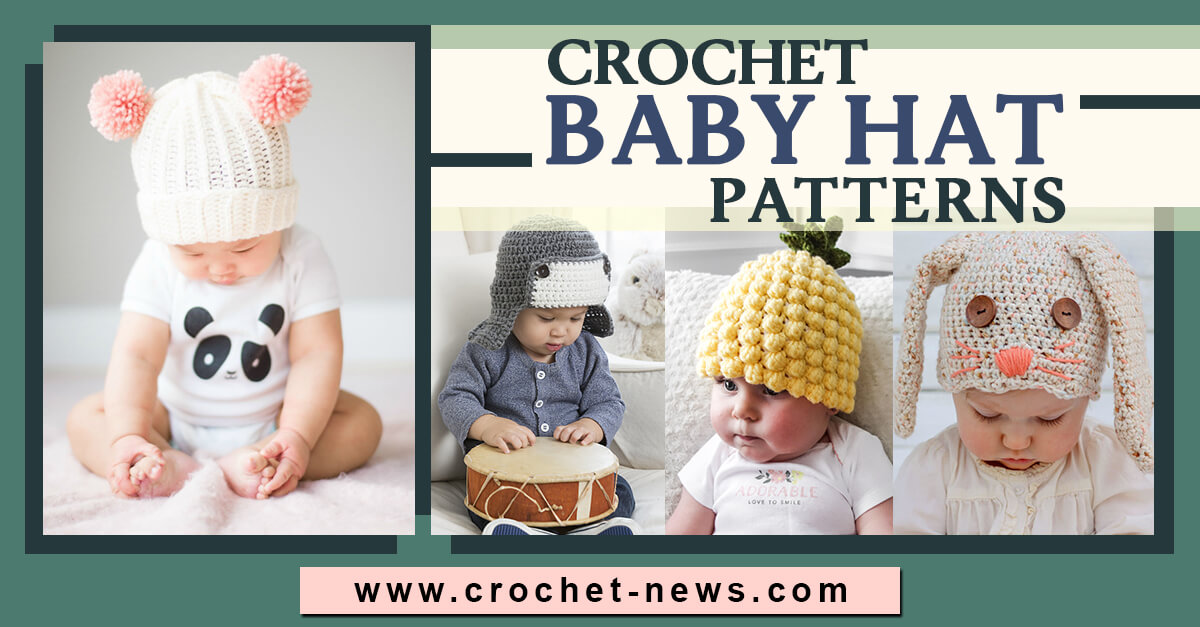 54 Crochet Baby Hat Patterns