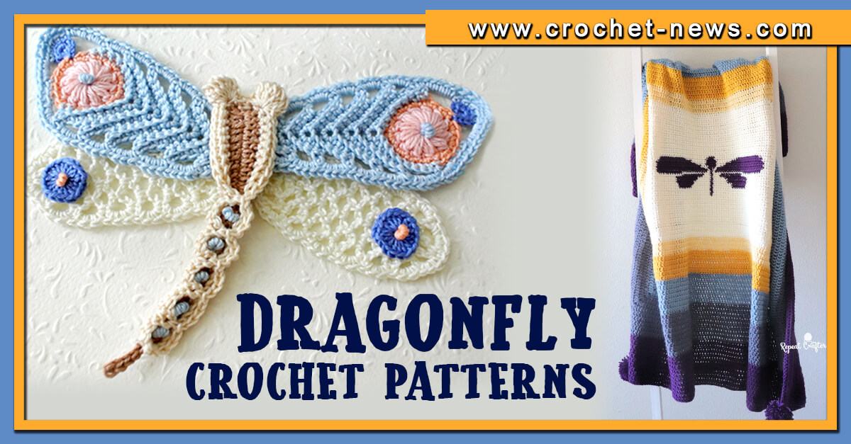 20 Dragonfly Crochet Patterns