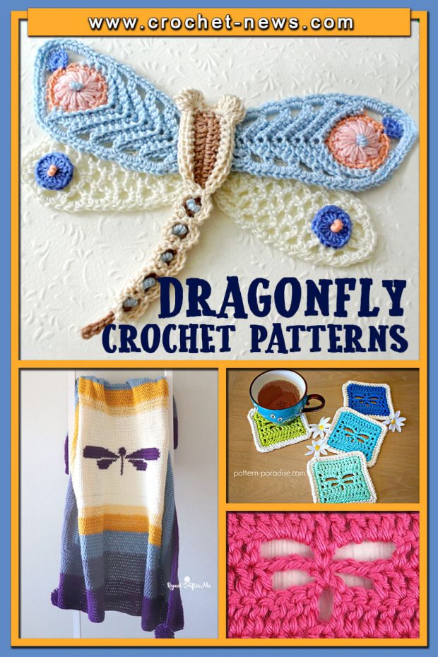 DRAGONFLY CROCHET PATTERNS