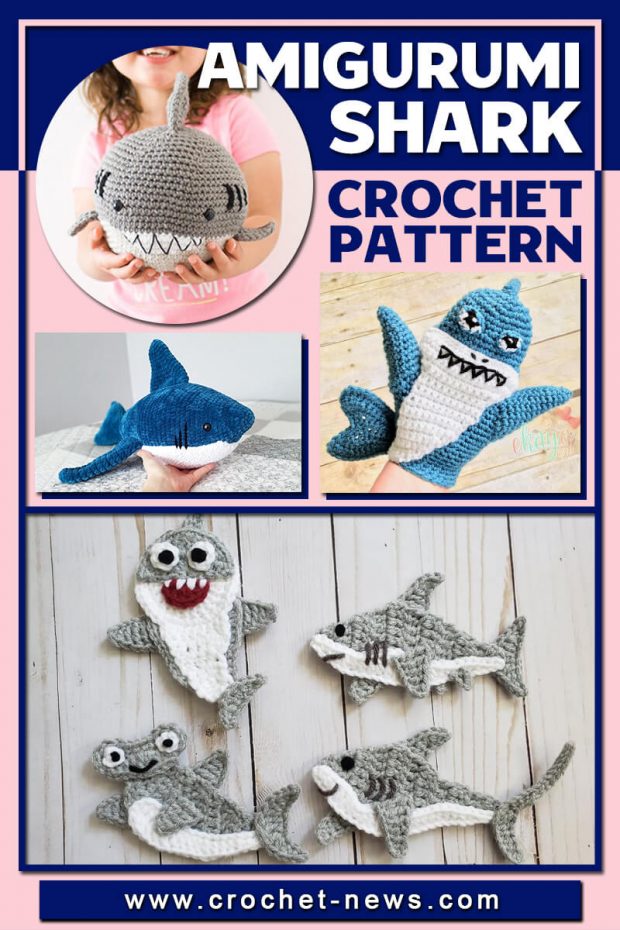 17 Amigurumi and Crochet Shark Patterns - Crochet News