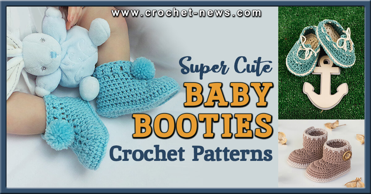 Booties crochet baby How to