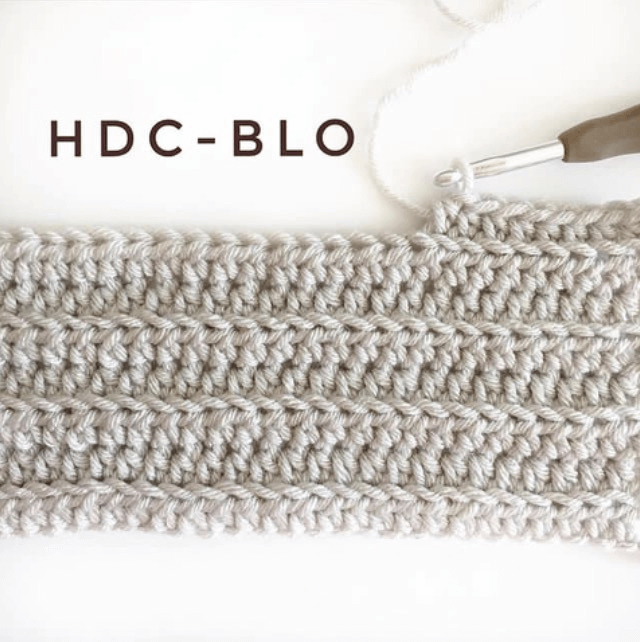 BLO crochet stitch