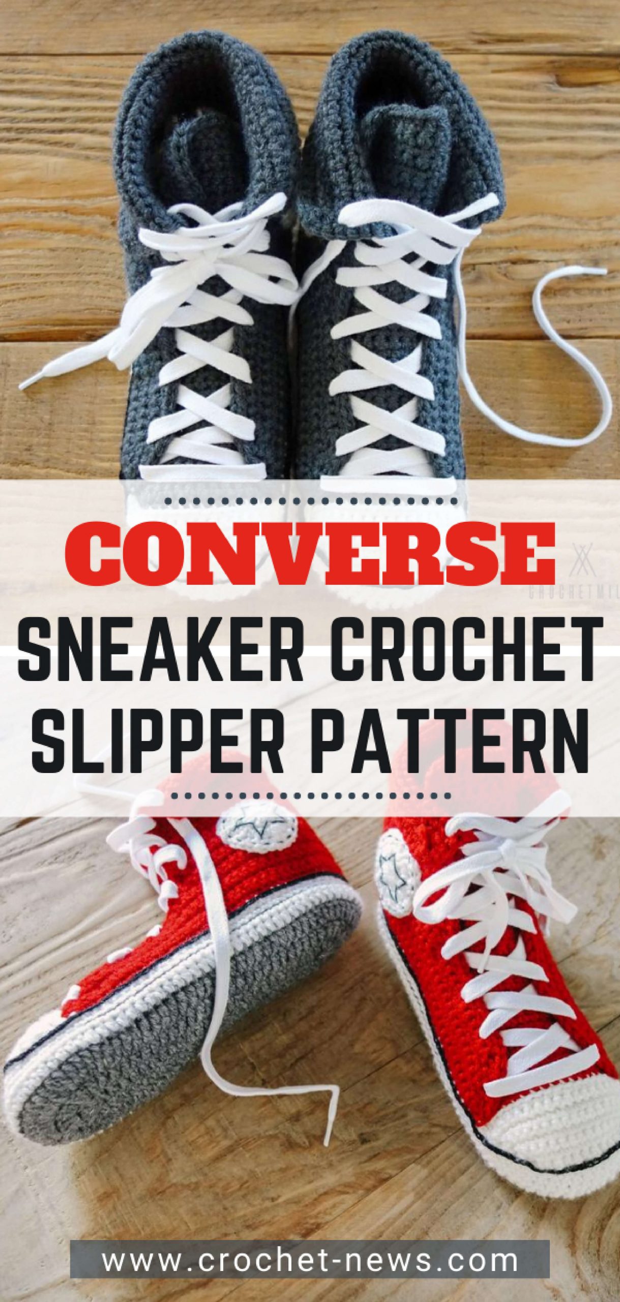 Crochet Converse Sneaker Slipper Pattern ﻿ Crochet News