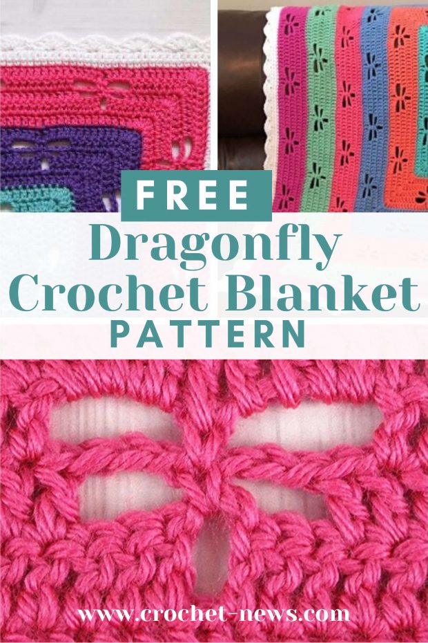 Free Dragonfly Crochet Blanket Pattern - Crochet News