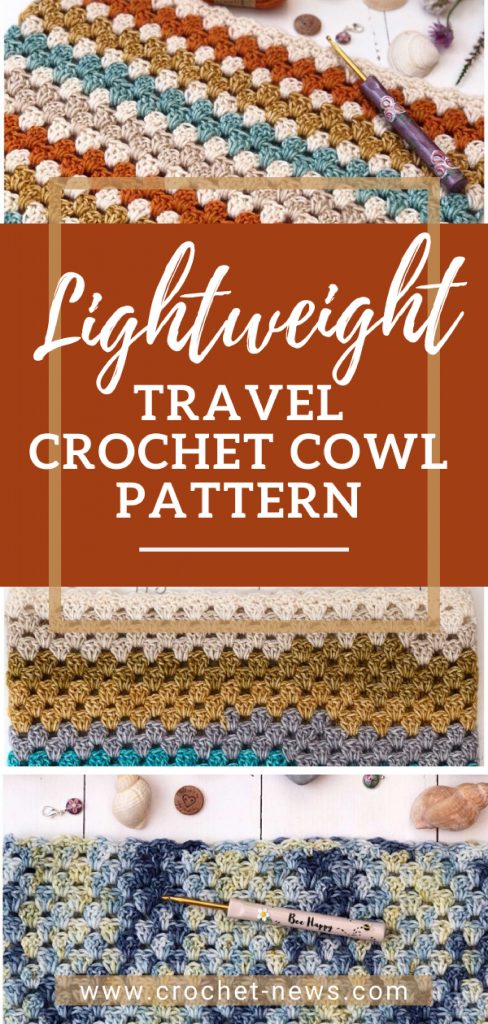 Lightweight Travel Crochet Cowl Pattern