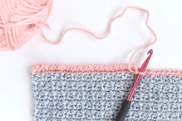 Reverse Single Crochet Border