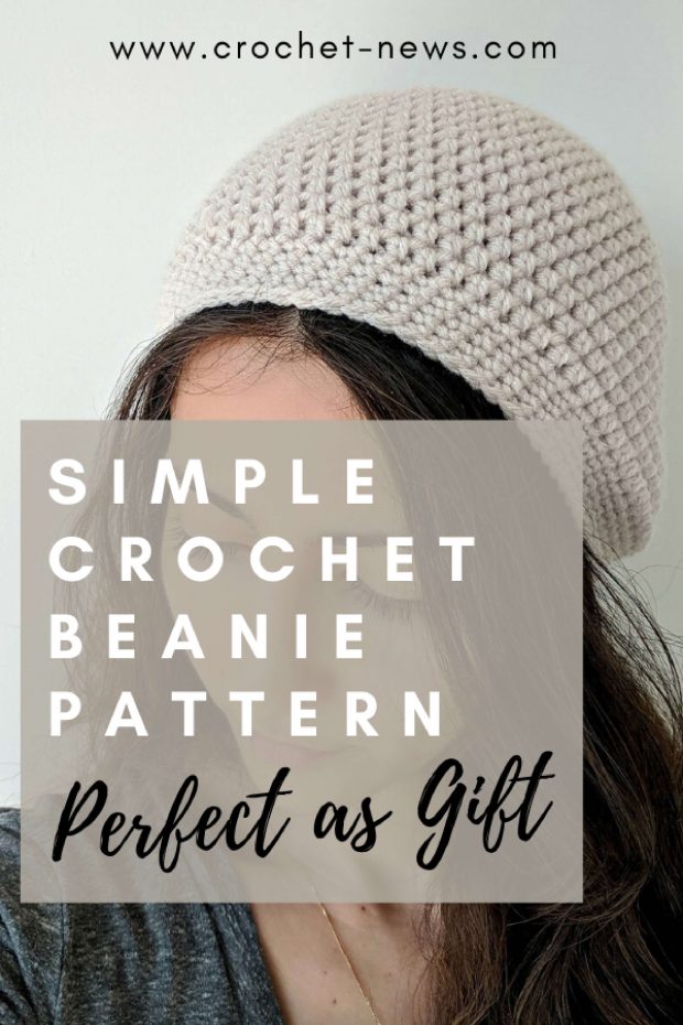 Simple Crochet Beanie Pattern Perfect as Gift