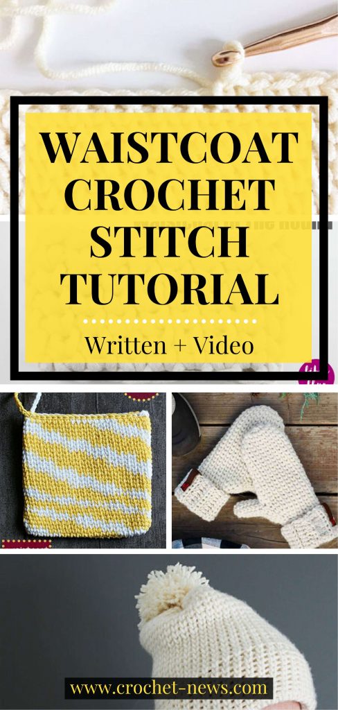 Waistcoat Crochet Stitch Tutorial | Written + Video