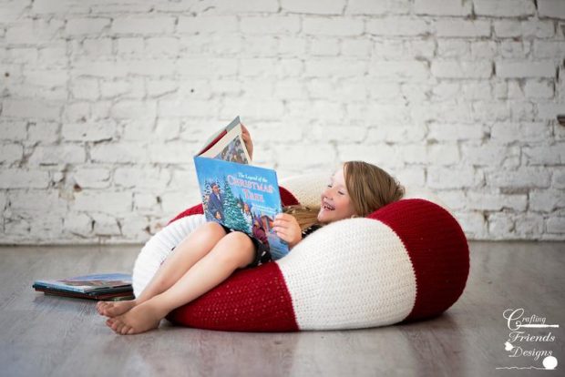 chill and relaxing Crochet Bean Bag Pattern