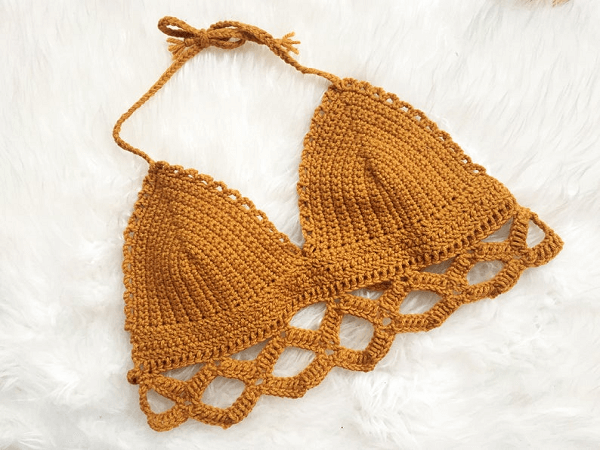 Colette Bralette Crochet Pattern by Knitting By Ali