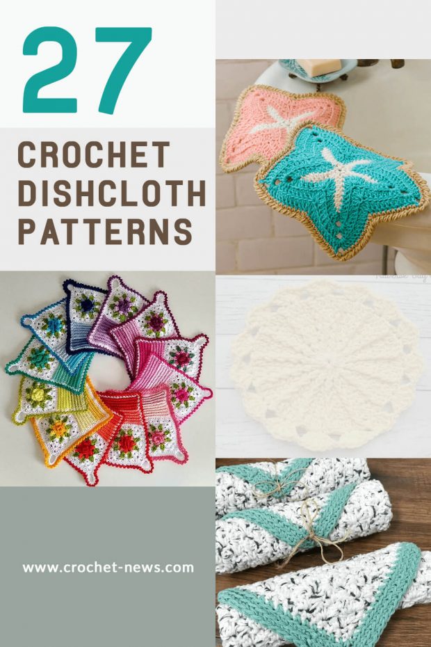 Best Crochet Dish Cloth or Wash Cloth Pattern Ever! » Handcrafted With Grace