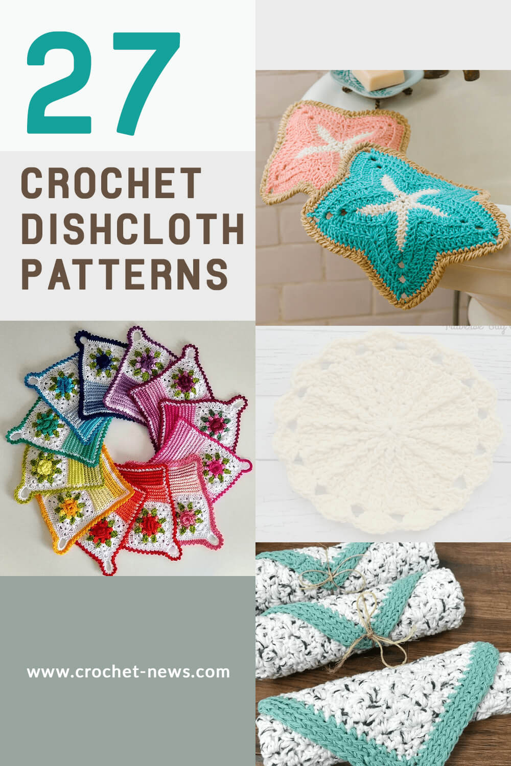 27 Crochet Dishcloth Patterns Crochet News
