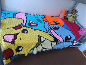 10 Pokemon Crochet Blanket Patterns - Crochet News