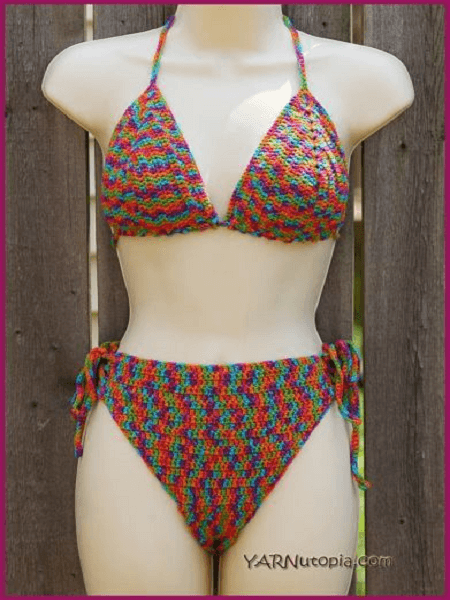 Crochet Sassy Bikini Pattern by Yarnutopia