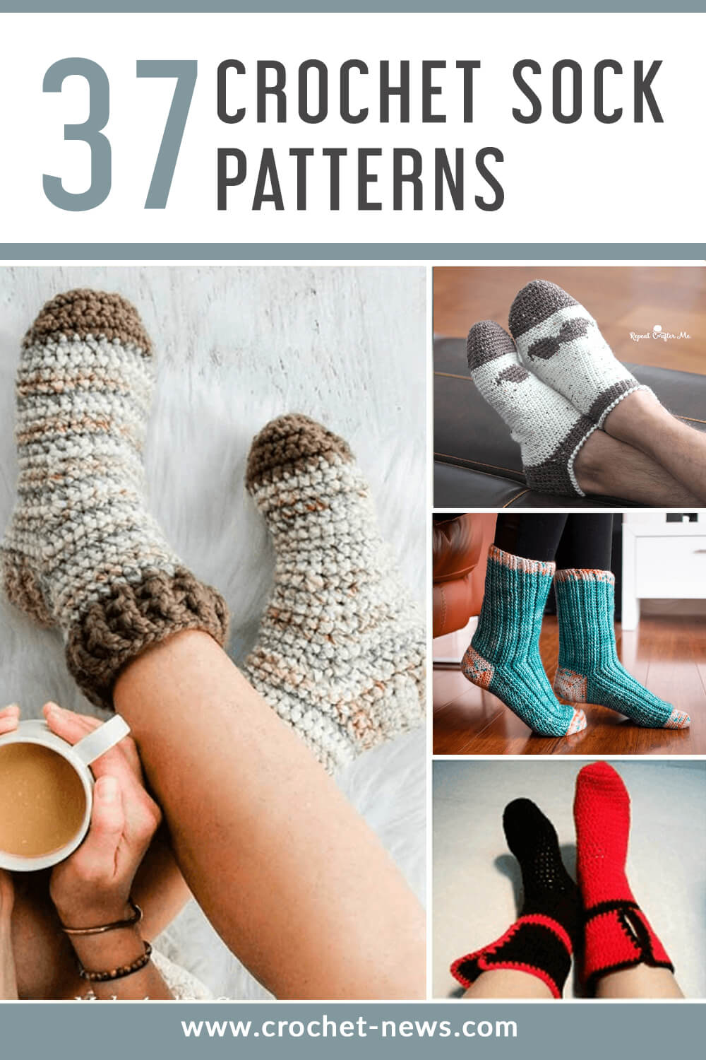 curl Paving Proud 37 Crochet Socks Patterns - Time For New Socks? Crochet News