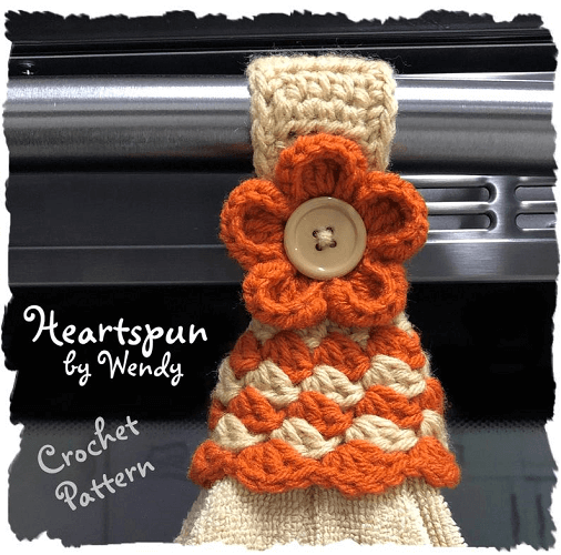 Crochet Towel Topper Ring Pattern by Heartspun By Wendy