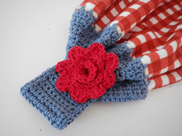 Crochet Towel Topper Pattern by Apple Blossom Dream