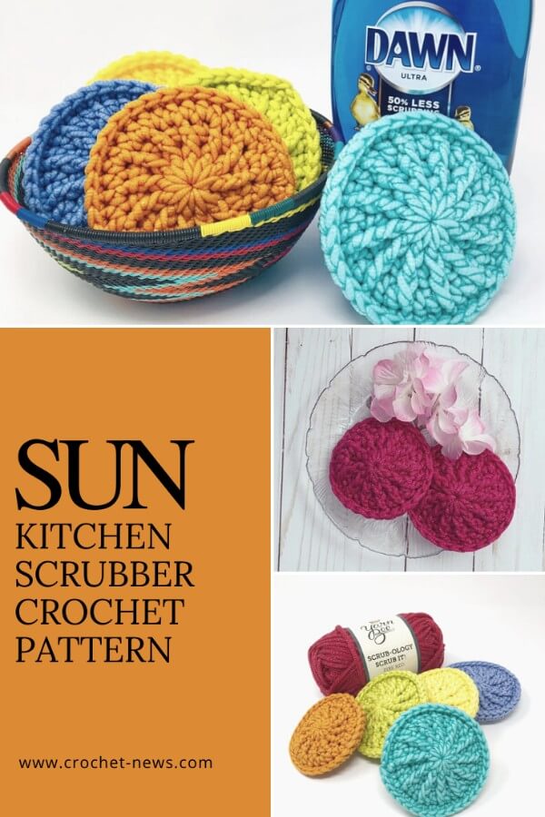 Crochet Pot Scrubber Pattern - CAAB Crochet