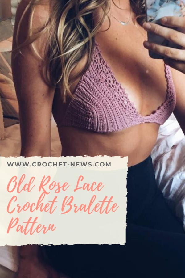 lace bralette bikini crochet pattern