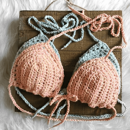 Moonlit Bralette Crochet Pattern by Hanna Christena
