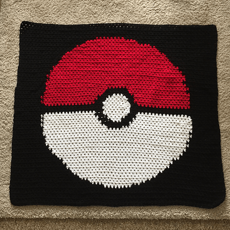 Pokemon Blanket Crochet Pattern by Trish Rice