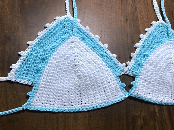 Simply Cute Crochet Bikini Top Pattern by Taylor Lynn Crochet