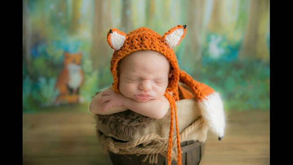 Crochet Baby Fox Bonnet Pattern By LocustTree