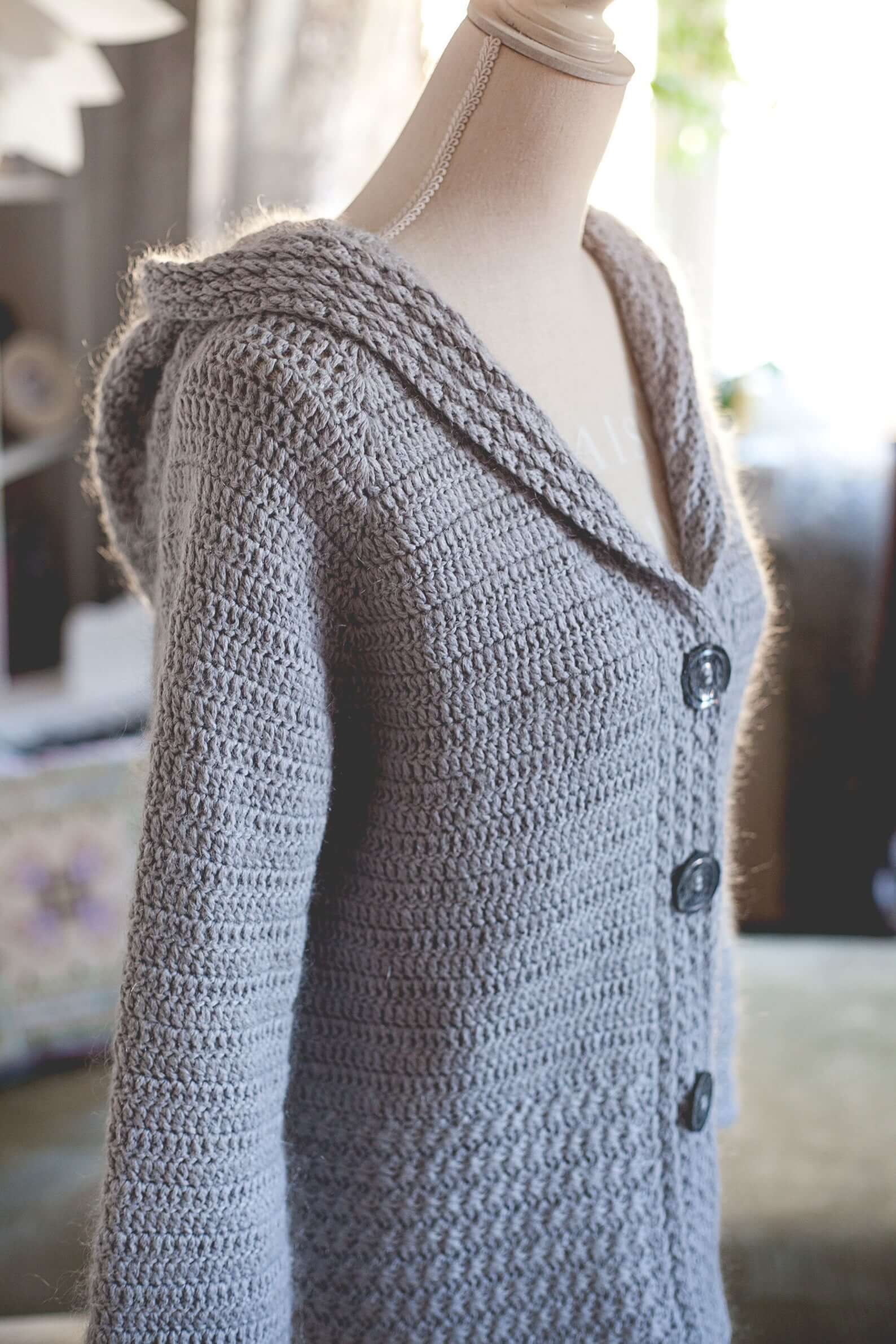 Mama Bear Hooded Cardigan By monpetitviolon Crochet News