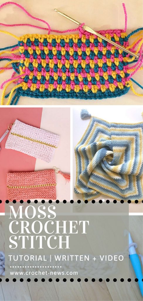 Moss Crochet Stitch Tutorial | Written + Video