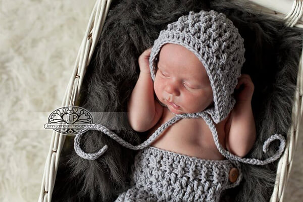Ripple Baby Bonnet Hat By crochetbyjennifer