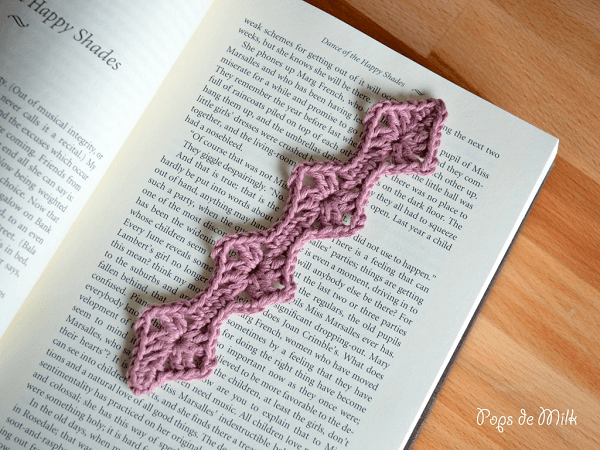 Crochet Bookmark Pattern by Pops De Milk