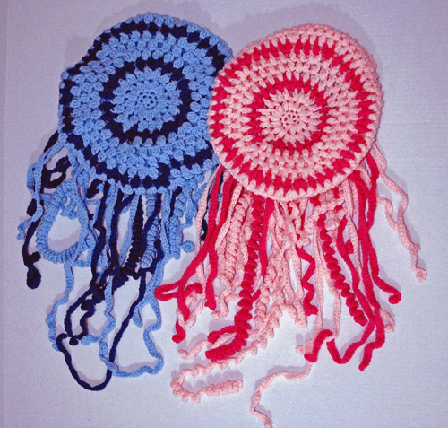 Crochet Jellyfish Hat Pattern by Mynt Kat