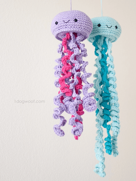 Crochet Jellyfish Pattern by One Dog Woof