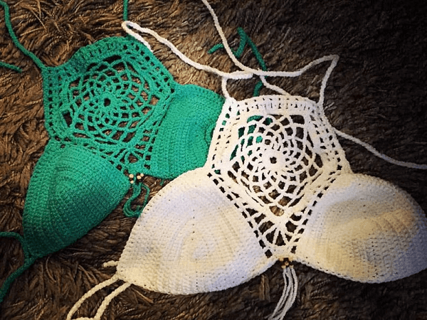 Dreamcatcher Halter Top Crochet Pattern by The Knotty Lace Studios