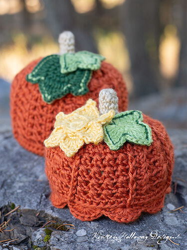 Free Crochet Pumpkin Hat Pattern by Kirsten Holloway Designs