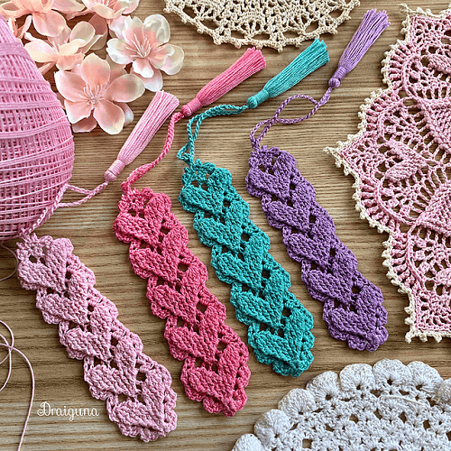 Higher Love Bookmark Crochet Pattern by Julia Hart