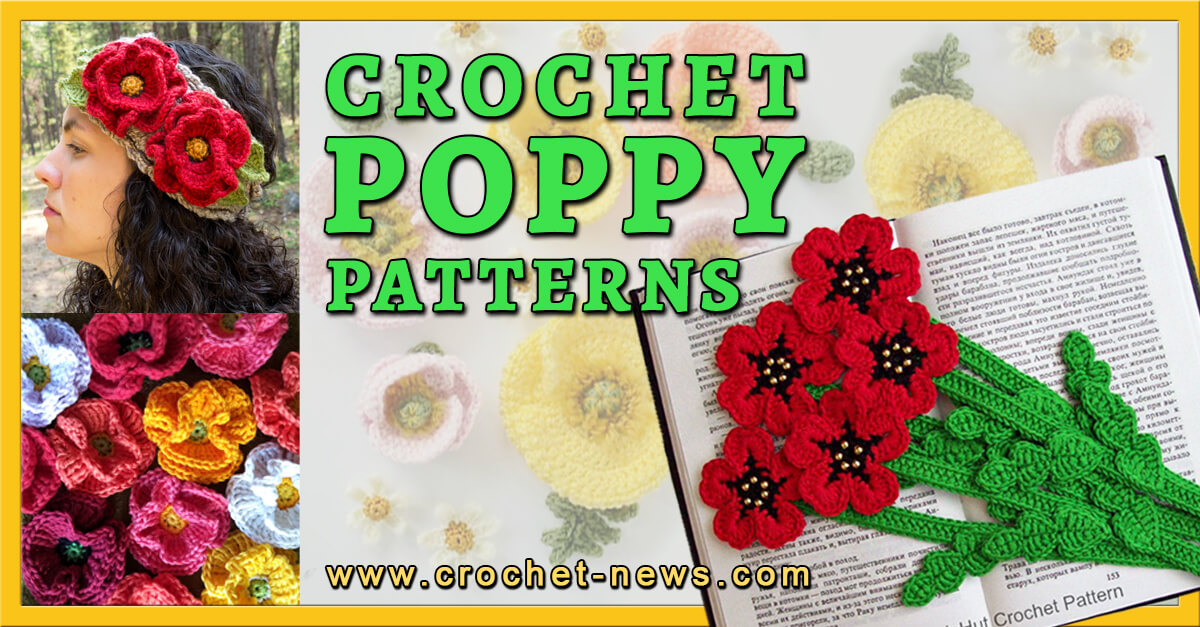 12 Crochet Poppy Patterns