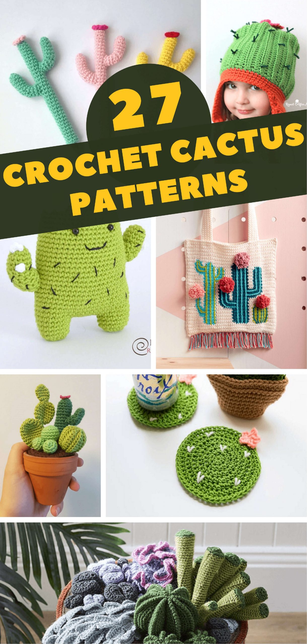 42 Crochet Cactus and Crochet Succulent Patterns - Crochet News