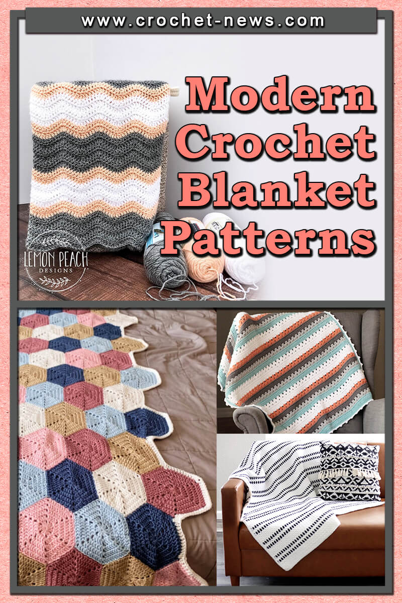 26 Modern Crochet Blanket Patterns - Crochet News