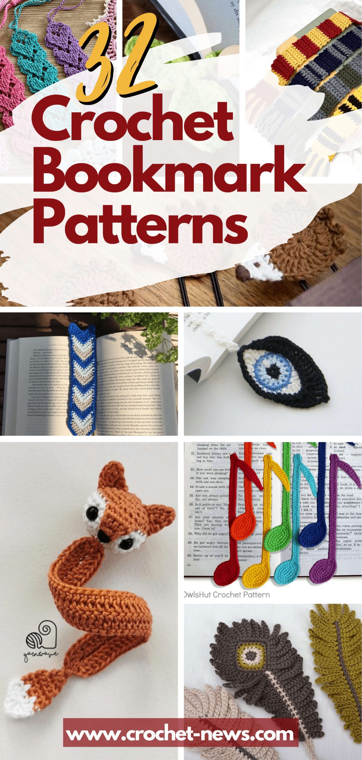 32 Crochet Bookmark Patterns - Crochet News